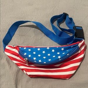 Patriotic Red, White, and Blue Fanny Pack